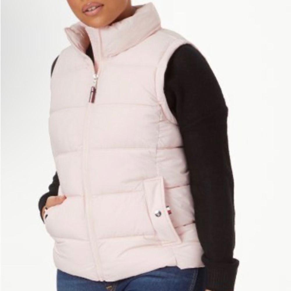 NWT TOMMY HILFIGER THFLEX VEST LOTUS PINK M